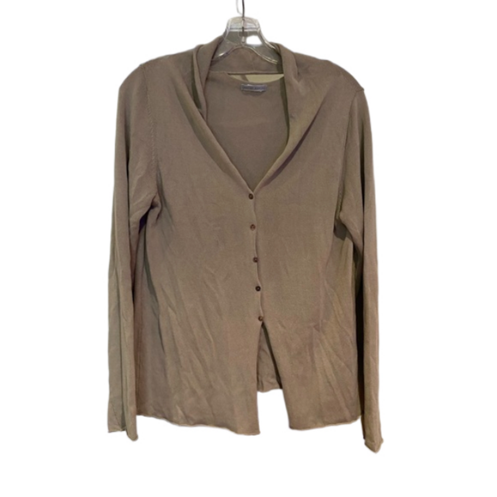 SARAH PACINI Sweater cardigan in Natural Beige, Sz M Everyday casual